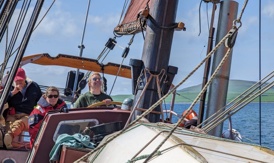 Schooner sailing: Orkney, June 2023